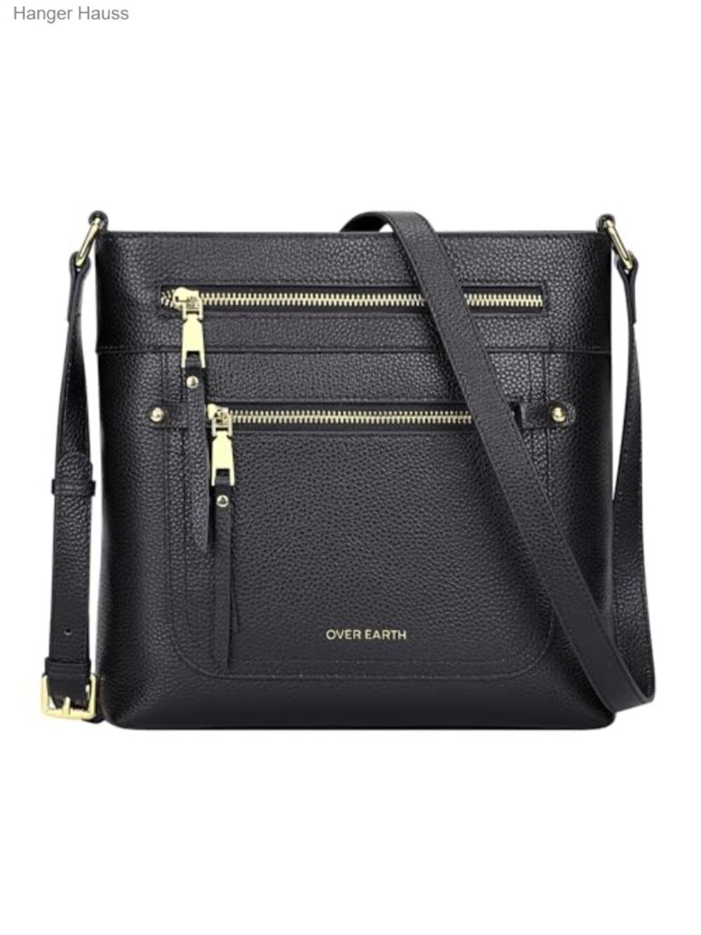 Genuine Leather Crossbody Bag Women Multi Pocket Purse